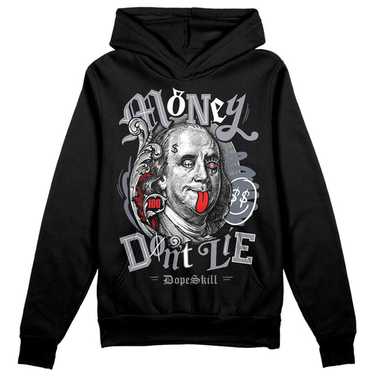 Jordan 14 Retro 'Stealth' DopeSkill Hoodie Sweatshirt Money Don't Lie Graphic Streetwear - Black