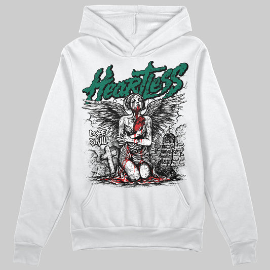 Jordan 4 Retro Oxidized Green DopeSkill Hoodie Sweatshirt Heartless Graphic Streetwear - White