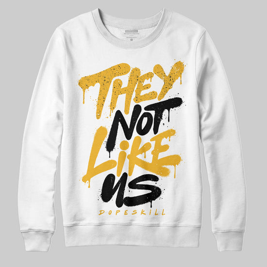 Jordan 5 'Tokyo' DopeSkill Sweatshirt They Not Like Us Graphic Streetwear - White