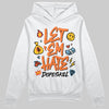 Orange, Black and White Sneakers DopeSkill Hoodie Sweatshirt Let 'em Hate Graphic Streetwear - White