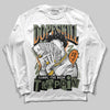 Jordan 4 Retro OG SP Undefeated (2025) DopeSkill Long Sleeve T-Shirt Sorry I've Been Trappin Graphic Streetwear - White