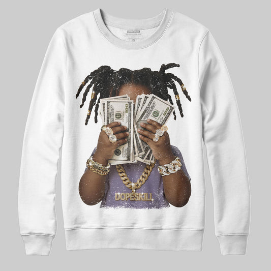 Jordan 1 Retro Low OG Zion Williamson Voodoo Alternate DopeSkill Sweatshirt Rich Youth Graphic Streetwear - White