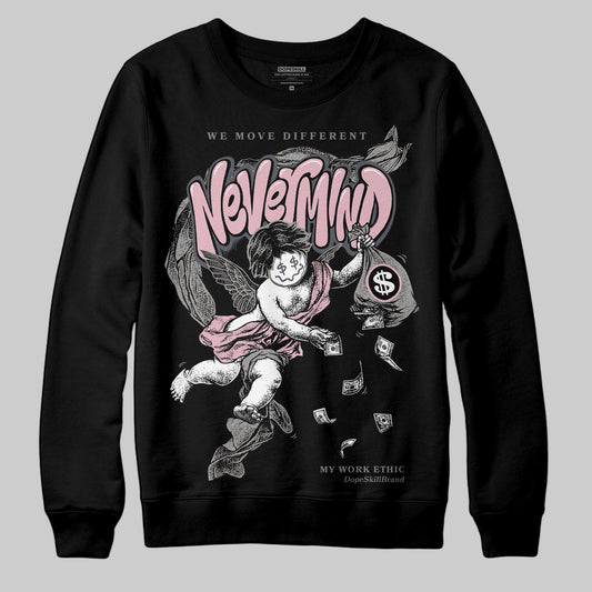 Air Max 95 OG “Pink Foam” DopeSkill Sweatshirt Nevermind Graphic Streetwear - Black