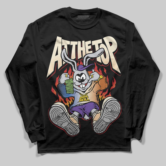 Jordan 17 Retro Low SP Infinite Archives DopeSkill Long Sleeve T-Shirt At The Top Graphic Streetwear - Black