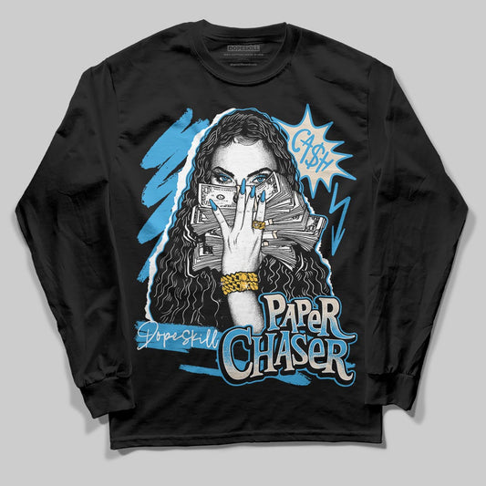 Jordan 1 High OG “UNC” Reimagined DopeSkill Long Sleeve T-Shirt NPC Graphic Streetwear - Black