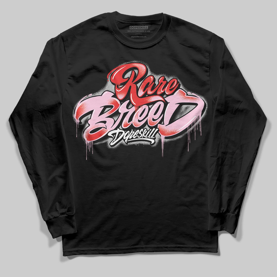 Awake NY x Air Jordan 5 Arctic Pink DopeSkill Long Sleeve T-Shirt Rare Breed Type Graphic Streetwear - black