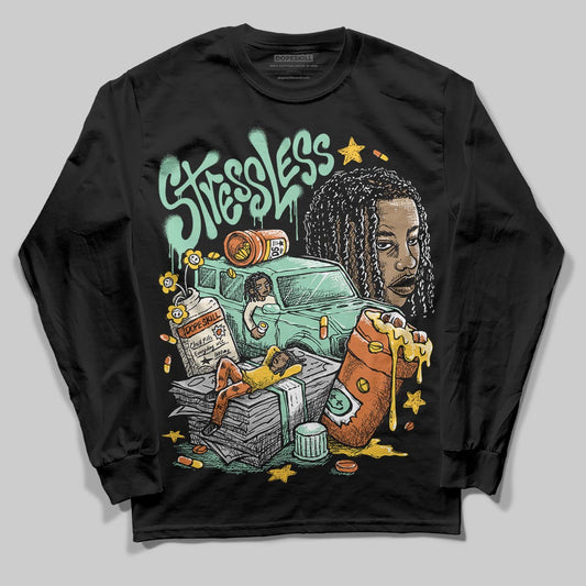 SB Dunk Low Rodeo Tourmaline DopeSkill Long Sleeve T-Shirt Stressless Graphic Streetwear - Black