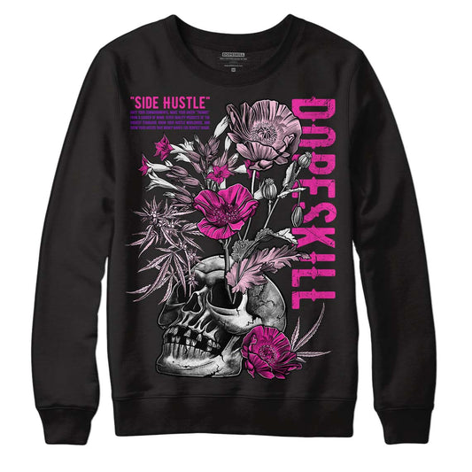 Dunk Low Triple Pink DopeSkill Sweatshirt Side Hustle Graphic Streetwear - Black