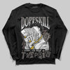 Jordan 4 Retro Cave Stone DopeSkill Long Sleeve T-Shirt Sorry I've Been Trappin Graphic Streetwear - Black