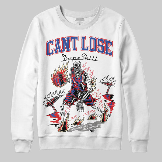 Jordan 3 “Seoul 2.0” DopeSkill Sweatshirt Cant Lose Graphic Streetwear - White