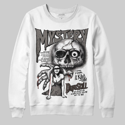 Jordan 4 Retro Cave Stone DopeSkill Sweatshirt Mystery Ghostly Grasp Graphic Streetwear - White