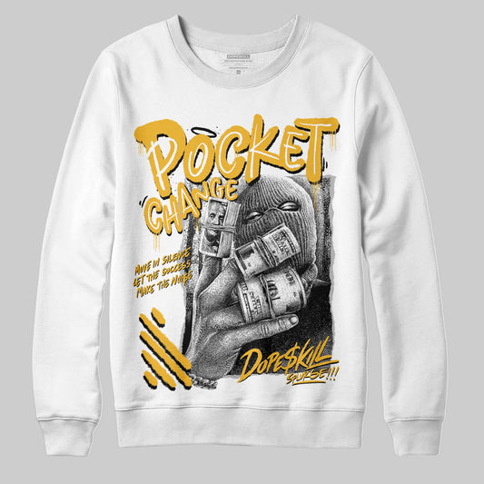 Jordan 5 'Tokyo' DopeSkill Sweatshirt Pocket Change Graphic Streetwear - White