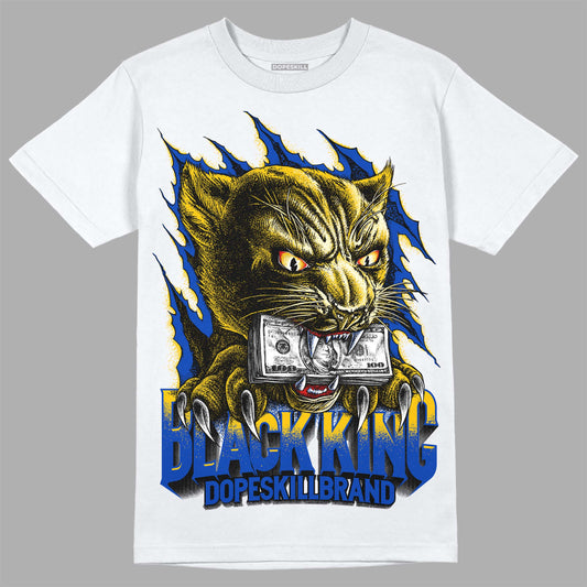 Jordan 14 “Laney” DopeSkill T-Shirt Black King Graphic Streetwear - White