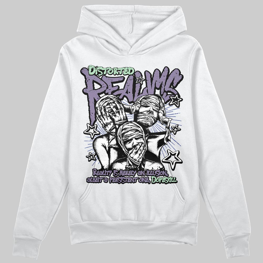 Jordan 1 Retro Low OG Zion Williamson Voodoo Alternate DopeSkill Hoodie Sweatshirt Distorted Realms Graphic Streetwear - White