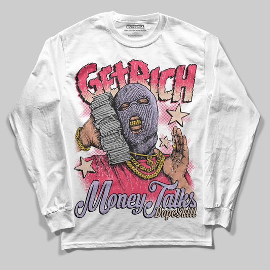 Jordan 5 Low “Peanut Butter Jelly” DopeSkill Long Sleeve T-Shirt Get Rich Graphic Streetwear - White