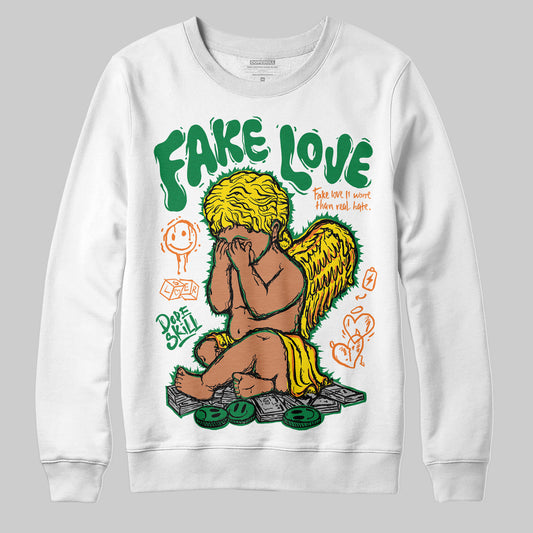 Dunk Low Reverse Brazil DopeSkill Sweatshirt False Love Graphic Streetwear - Black