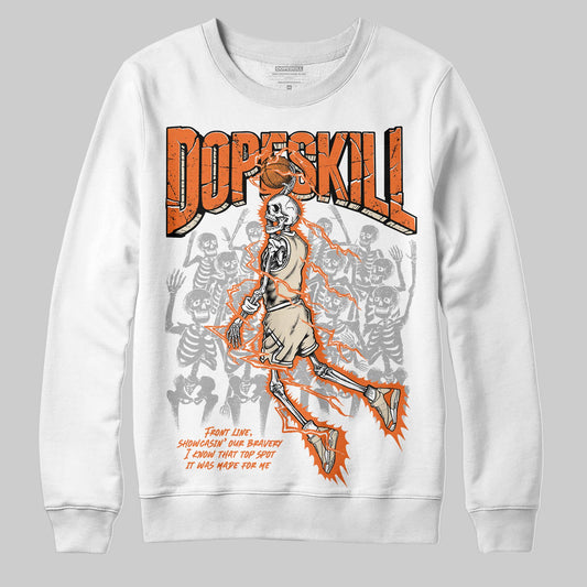 Jordan 3 “Starfish” DopeSkill Sweatshirt Thunder Dunk Graphic Streetwear - White