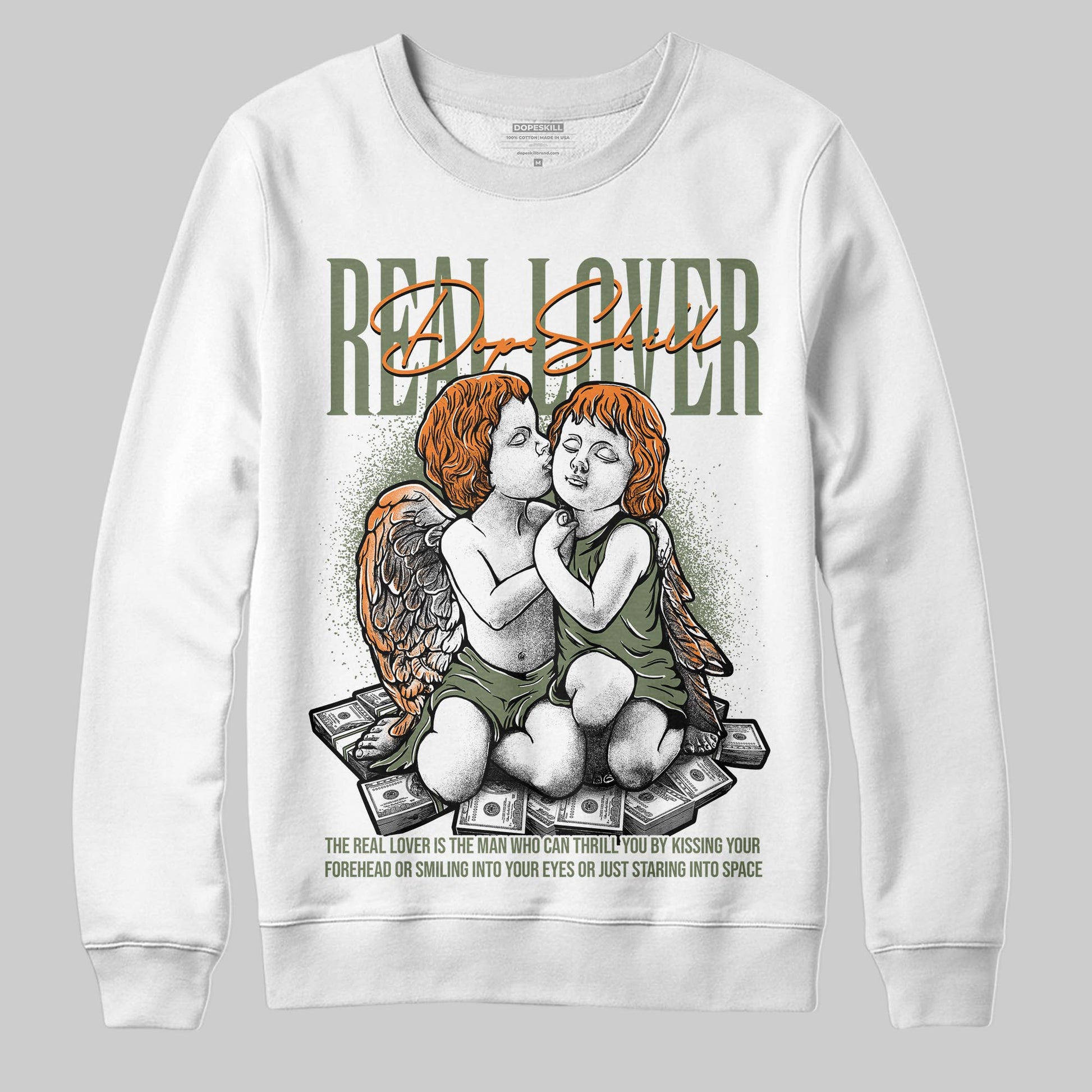Jordan 4 Retro OG SP Undefeated (2025) DopeSkill Sweatshirt Real Lover Graphic Streetwear - White