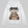Jordan 4 Retro Cozy Girl DopeSkill Hoodie Sweatshirt Rich Youth Graphic Streetwear - White