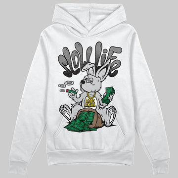 Grey Sneakers DopeSkill Hoodie Sweatshirt Slow Life Graphic Streetwear - White