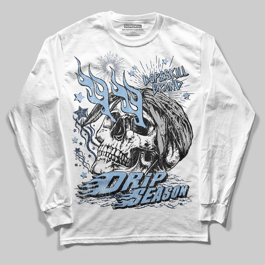 Asics Gel-Cumulus 16 Wash/Independence Blue DopeSkill Long Sleeve T-Shirt Drip Season Graphic Streetwear - White