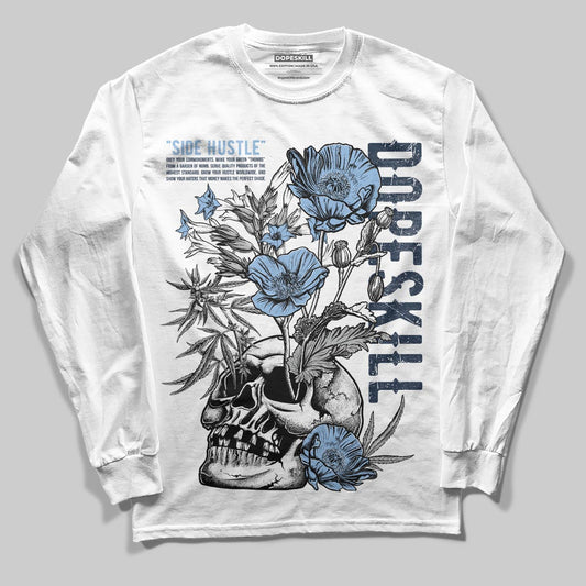 Asics Gel-Cumulus 16 Wash/Independence Blue DopeSkill Long Sleeve T-Shirt Side Hustle Graphic Streetwear - White
