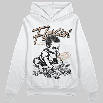 Jordan 4 Retro Cozy Girl DopeSkill Hoodie Sweatshirt Flexin' Graphic Streetwear - White