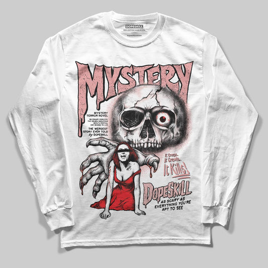 Jordan 40 “Dusty Rose” DopeSkill Long Sleeve T-Shirt Mystery Ghostly Grasp Graphic Streetwear - White
