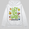 Neon Green Sneakers DopeSkill Hoodie Sweatshirt Let 'em Hate Graphic Streetwear - White