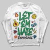 Green Sneakers DopeSkill Long Sleeve T-Shirt Let 'em Hate Graphic Streetwear - White