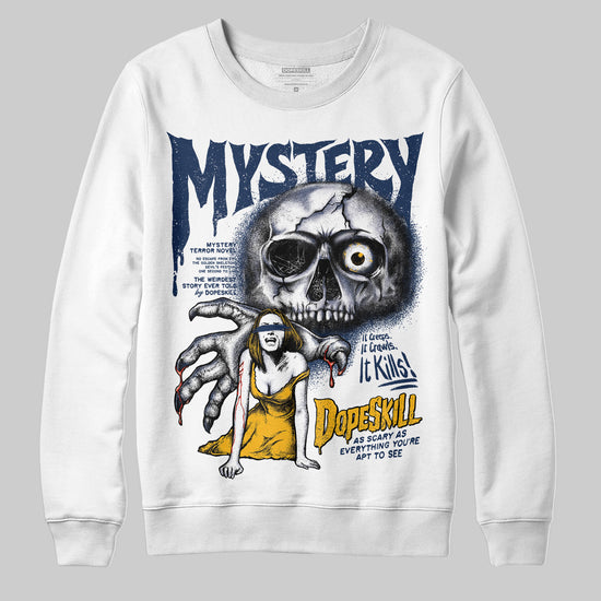 Jordan 4 Retro ‘Dunk From Above’ DopeSkill Sweatshirt Mystery Ghostly Grasp Graphic Streetwear - White