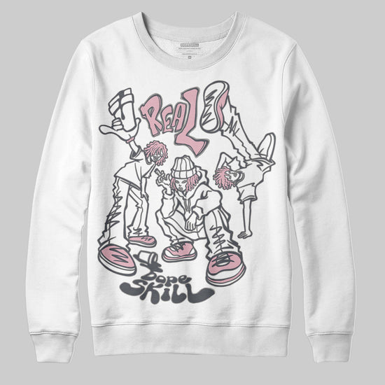 Air Max 95 OG “Pink Foam” DopeSkill Sweatshirt Real Y2K Players Graphic Streetwear - White