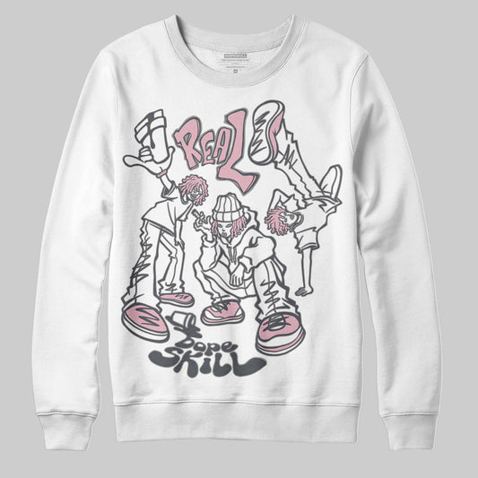Air Max 95 OG “Pink Foam” DopeSkill Sweatshirt Real Y2K Players Graphic Streetwear - White