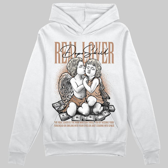 Jordan 4 Retro Cozy Girl DopeSkill Hoodie Sweatshirt Real Lover Graphic Streetwear - White