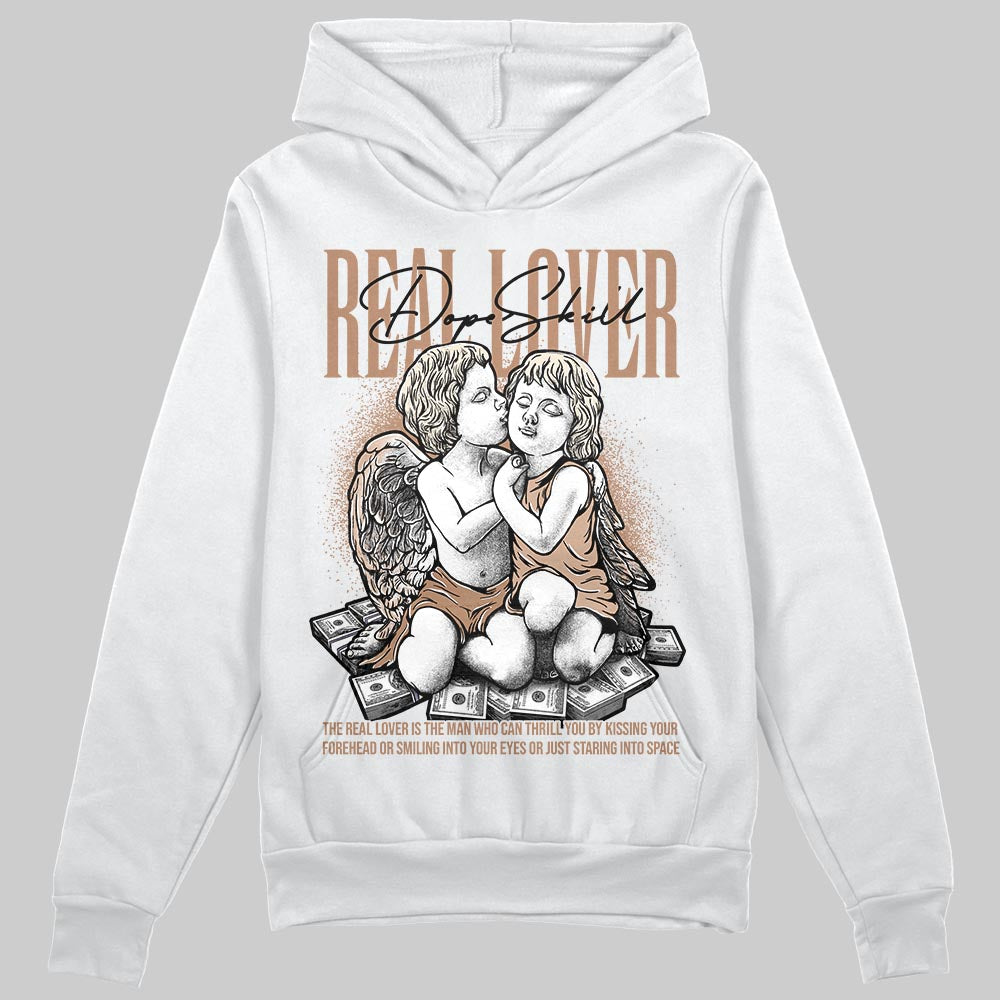 Jordan 4 Retro Cozy Girl DopeSkill Hoodie Sweatshirt Real Lover Graphic Streetwear - White