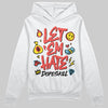 Red Sneakers DopeSkill Hoodie Sweatshirt Let 'em Hate Graphic Streetwear - White