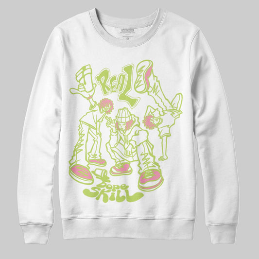 Chase B x Travis Scott x Jordan Jumpman Jack DopeSkill Sweatshirt Real Y2K Players Graphic Streetwear - White