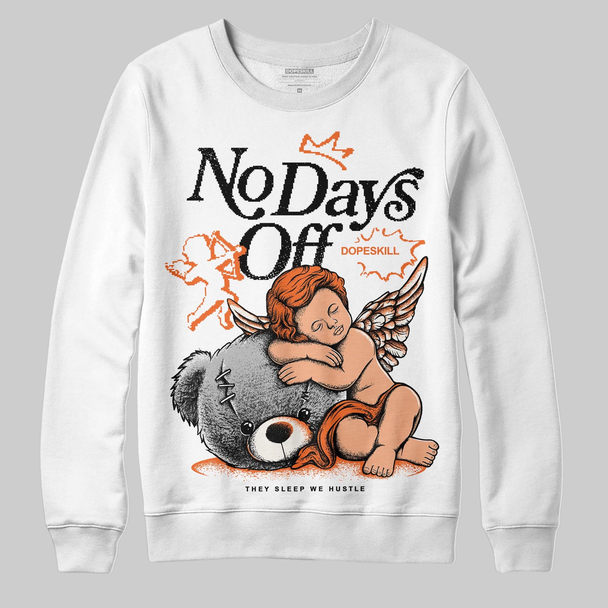 Jordan 1 Retro High OG Shattered Backboard (2025) DopeSkill Sweatshirt New No Days Off Graphic Streetwear - White