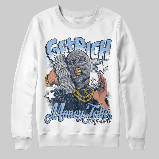 Asics Gel-Cumulus 16 Wash/Independence Blue DopeSkill Sweatshirt Get Rich Graphic Streetwear - White