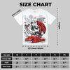 Cherry 11s DopeSkill Oversize Print T-Shirt Drip Season Graphic