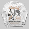 Jordan 4 Retro Cozy Girl DopeSkill Long Sleeve T-Shirt Broken Bones Graphic Streetwear - White