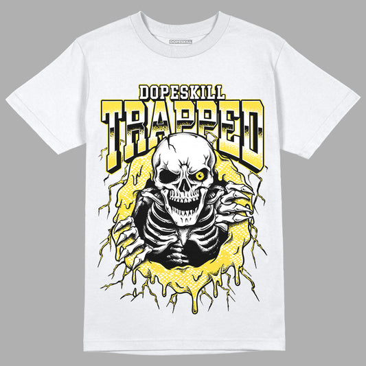 Jordan 11 Low 'Yellow Snakeskin' DopeSkill T-Shirt Trapped Halloween Graphic Streetwear - White  