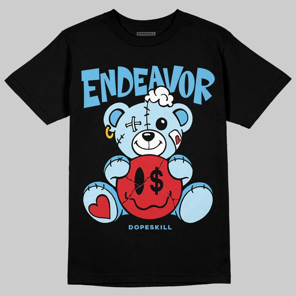 Jordan 11 Retro Legend Blue DopeSkill T-Shirt Endeavor Graphic Streetwear - Black