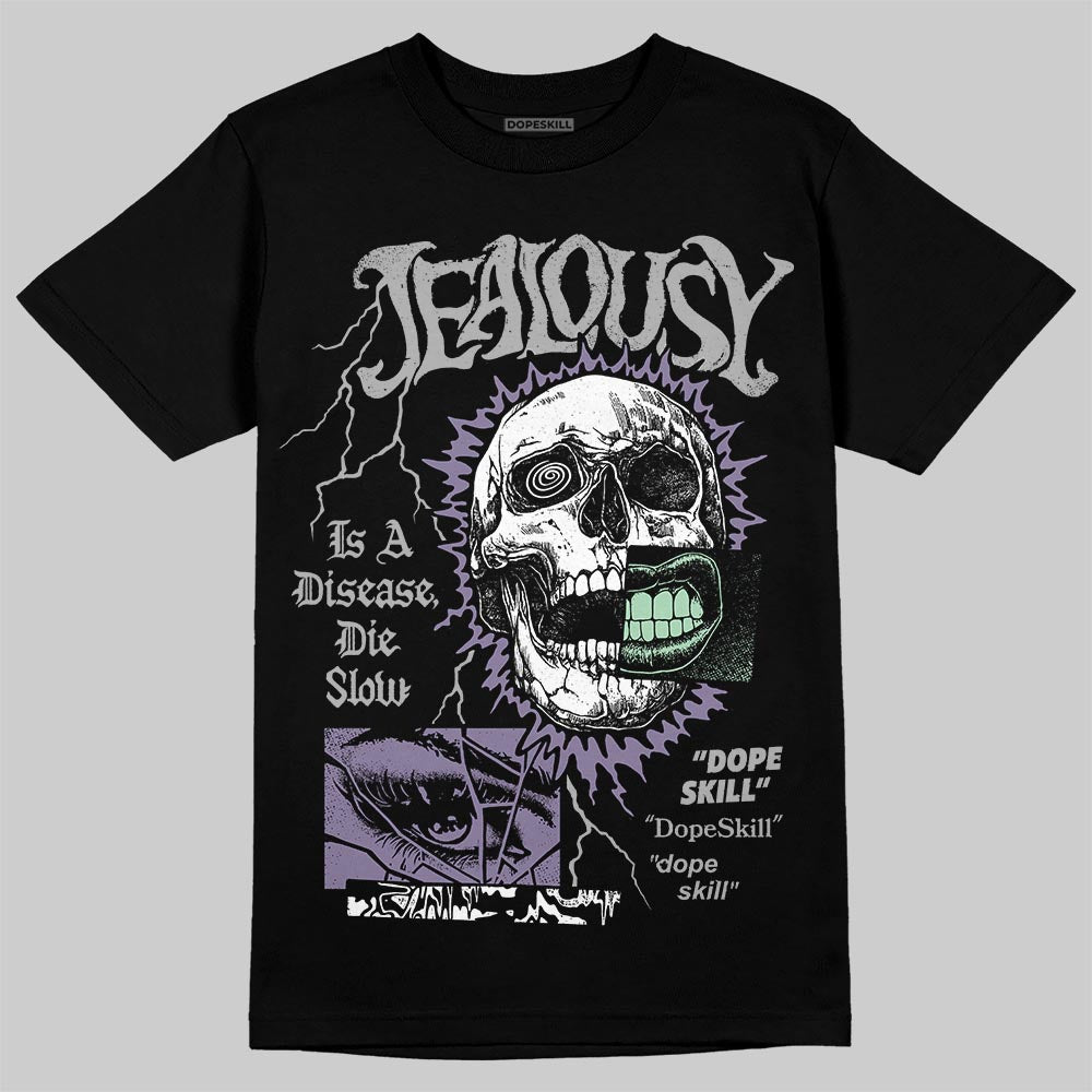 Jordan 1 Retro Low OG Zion Williamson Voodoo Alternate DopeSkill T-Shirt Jealousy Graphic Streetwear - Black