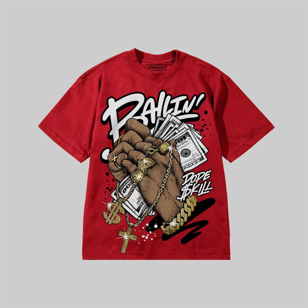 Always Ballin' DopeSkill Premium T-shirt Streetwear - Red