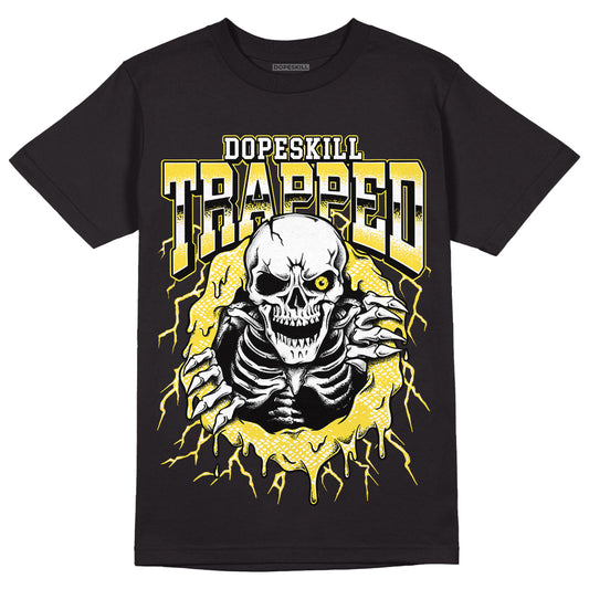 Jordan 11 Low 'Yellow Snakeskin' DopeSkill T-Shirt Trapped Halloween Graphic Streetwear - Black