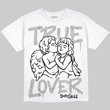 Jordan 4 OG “White Cement” DopeSkill Oversize Print T-Shirt True Lover Graphic Streetwear