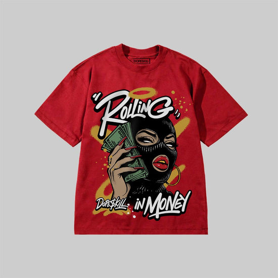 Rolling in Money DopeSkill Premium T-shirt Streetwear - Red