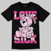 Dunk Low GS 'Triple Pink' DopeSkill T-Shirt Love Sick Graphic Streetwear - black