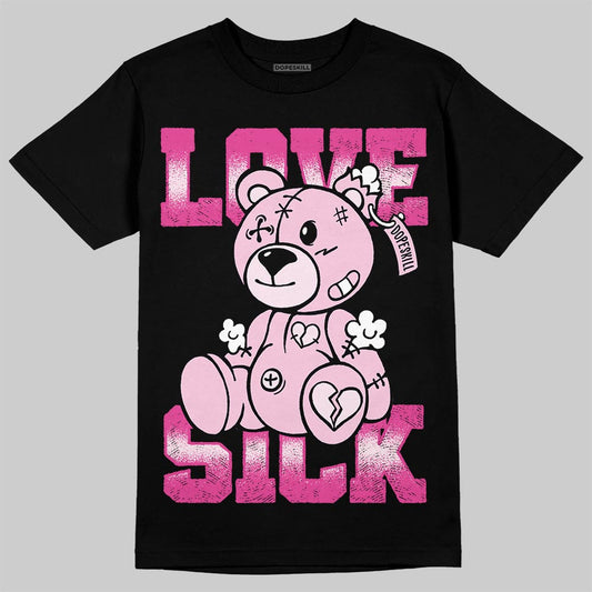 Dunk Low GS 'Triple Pink' DopeSkill T-Shirt Love Sick Graphic Streetwear - black